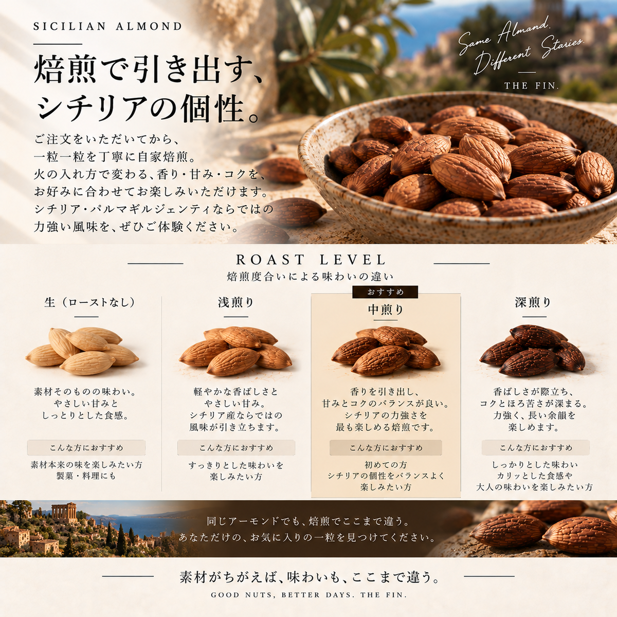 イタリア・シチリア産 パルマギルジェンティ｜注文後自家焙煎